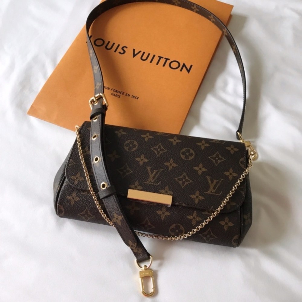 New 2019 Louis Vuitton Favorite MM w Metis Strap - Picture 2 of 4